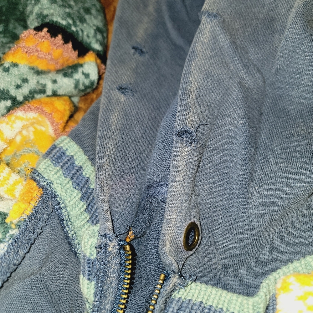 We The Free People MIXED TAPE media Hoodie Sweatshirt Sweater Sleeves Ruffgrrl - Picture 14 of 16